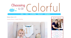 Desktop Screenshot of choosingtobecolorful.com